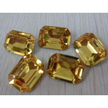 Rectangle Fancy Crystal Loose Beads for Jewelry Making